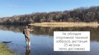 Нахлыстовый Spey-шнур для одноручных удилищ / Комфортный заброс на средние и дальние дистанции