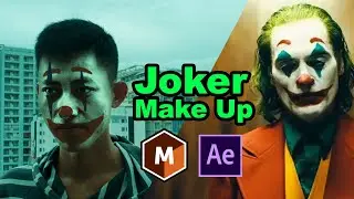 After Effects Tutorial : Digital Make Up of Joker | VFX Master Part 1