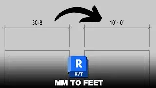 How to change unit/dimension from mm to ft in Revit