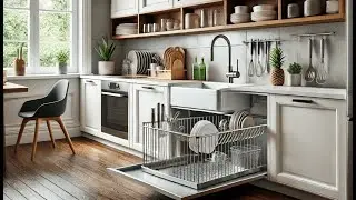 🍽️ Tomorotec Small Triangle Roll-Up Dish Drying Rack | Best Sink Corner Drying Rack 🍽️