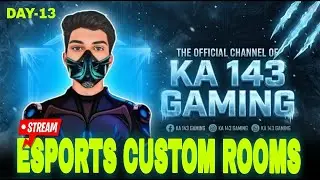 🔴CHINNU IS LIVE || PRACTICE MATCHES DAY-365/13 🎯  from KA143 GAMING ||#freefiremaxlivekannada