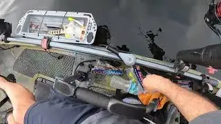 Late November Afternoon Kayak Fishing Trip Cathing Spotted Seatrout