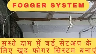 Fogger system birds aviary | mist system |सस्ते दाम में बर्ड सेटअप के लिए खुद फोगर सिस्टम कैसे बनाएं