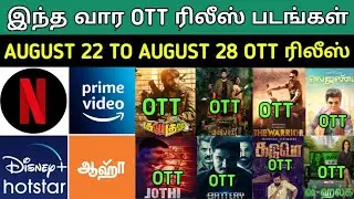 August 22 To August 28 Ott relese movies List | Battery, Jothi, She hulk, Kaduvaa, Maayon, Gulu gulu