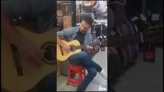 Guitar shop fun! #guitar #southkorea #duoguitarmusic