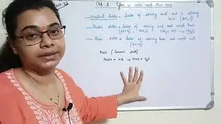 #Acidic,Basic and Neutral salts;Sodium Chloride-uses and preparation:Class10: Chp-2: (Part-1)