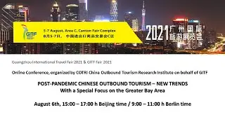 POST-PANDEMIC CHINESE OUTBOUND TOURISM &ndash; NEW TRENDS With a Special Focus on the Greater Bay Area