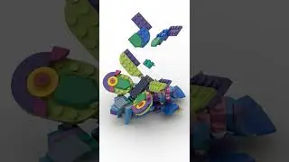 Lego 31157 Exotic Peacock #shorts #christmas #music #alphabet #cover #song #lego #brick #legosets