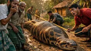 Villagers Tried to Measure the Python&hellip; Then Discovered the Truth 😱🐍