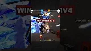 win every 1v4 match 💀 || God level statargy+tips and tricks 😰 #freefire #shorts #apuxyt