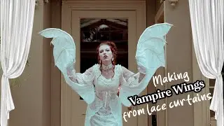 How to make Vampire Wings from curtains!