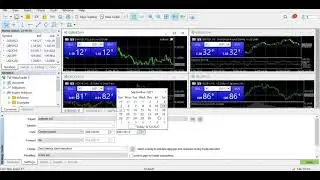 Downloading an Expert Advisor in Metatrader 5 (MT5) and backtesting with it.