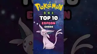Top 10 Most Expensive ESPEON Cards (RAW PRICES - Summer 2024) #shorts #espeon #pokemon #tcg