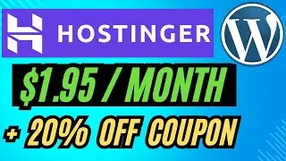 Buy Hostinger Web Hosting & Install WordPress 20% OFF PROMO CODE 2024