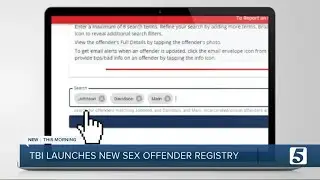 TBI updates state sex offender registry