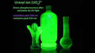 Uranium glass and Uranyl phosphorescence ☢️