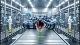 Inside a Factory: Farming Deadly Sea Snakes for Rare Medical Venom Extraction Process