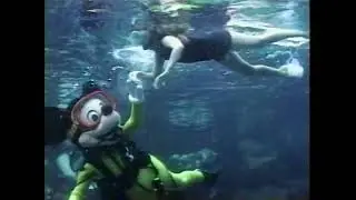 Mickey Mouse Scuba Dives at Shark Reef in Disney's Typhoon Lagoon 🤿 (HD)