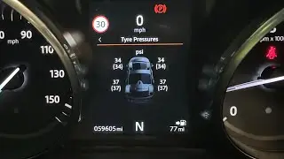 Land Rover Discovery: изменение давления в шинах TPMS, проверка давления в шинах, контроль давлен...