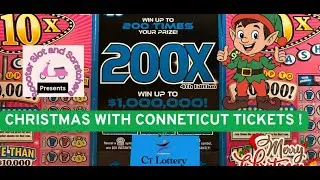 Connecticut Christmas Tickets 🎄Festive Christmas Fun‼️#lottery #lotto #scratchcards #christmas #win
