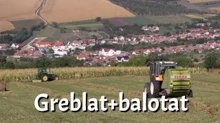 John deere 4240S+Krone & Renault+Claas Rollant 44  #harvest #new #viață #viațalațară #tractor