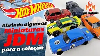Lindo Set de Miniaturas JDM Premium da Hot Wheels