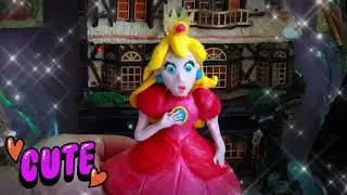 Princess Peach Mario sculpting tutorial step by step