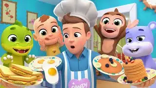 Breakfast Time with Daddy | Newborn Nursery Rhymes & Kids Songs