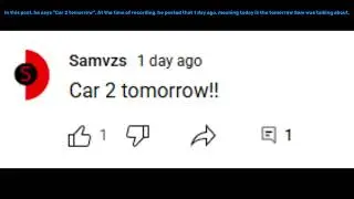 Small YouTuber news about SAMVZS'S CAR! #chocothecat #smallyoutubernews #fyp #recommended