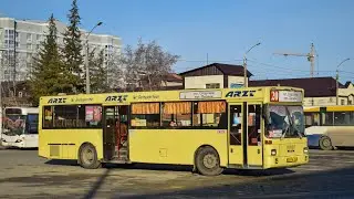 Автобус MAN SL202 (АВ 086 22). Покатушки по Барнаулу./ Bus MAN SL202. A trip to Barnaul.