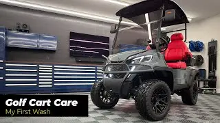 My First Ever Golf Cart Wash:  Mammoth By GOAT Carts