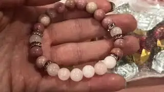 Rose Quartz and Rhodonite