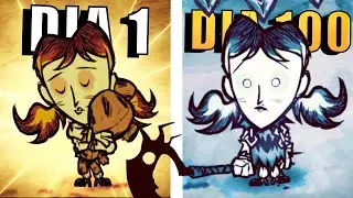 Joguei 100 Dias com a WILLOW DAS TREVAS no Dont Starve Together
