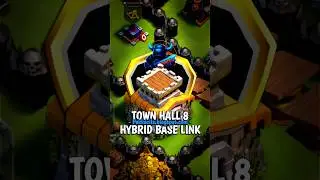 TH8 HYBRID BASE #clashofclans #th8