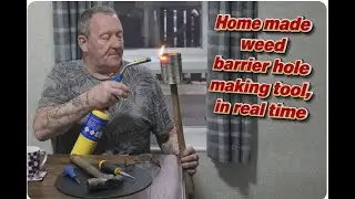 Make your OWN FREE home made weed membrane hole burning tool EASILY