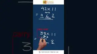 Multiplication of Any 2 Digit Numbers By 11.