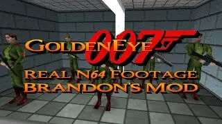 GoldenEye 007 N64: Brandon's Mod 6/15/24 Update [Real N64 Footage] [6/28/2024] [Part 2]