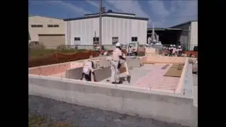 宿泊体験棟「ネオマの家 境モデル」～基礎断熱施工～