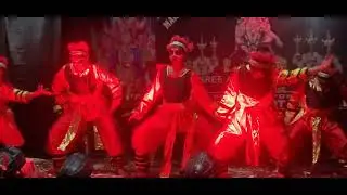 Group dance of girls south indian song dance stage special pooja program by FAD 29 in Ayyappa temple