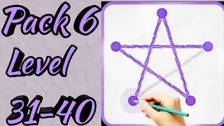 One Draw Puzzle-Drawing Games Pack 6 Level 31 32 33 34 35 36 37 38 39 40 Android Gameplay
