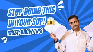 SOP SECRETS: Why Your Application Keeps Getting Rejected! #studyabroad