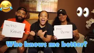 WHO KNOWS ME BETTER? Mom vs. Dad *Hilarious*