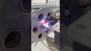 Tube sheet welding Q is suitable for the heat exchanger industry #viralvideo #youtubeshort