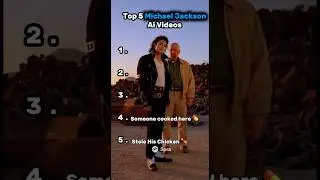 Top 5 Michael Jackson Ai Videos 😂😱 #ai #mj #michaeljackson #sora #funny #viral
