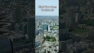First View From Horizon 22 #horizon22 #riverthames #london #londonbuildings #londonbridge #stpauls
