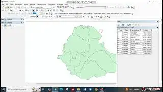 how to edit and minimize attribute table in ArcGIS
