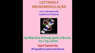 Lectinas e imunomodula&ccedil;&atilde;o  (MARCHA VIRTUAL PELA CI&Ecirc;NCIA)