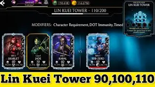 Lin Kuei Tower Boss (Sub-zero&rsquo;s) Battle 90 , 100 & 110 Fight + Rewards