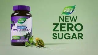 NEW Nature's Way Zero Sugar Sambucus Immune Gummies