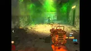 black ops 2 zombies mob of the dead Acid trap in Action